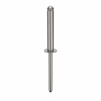 Blind Rivet,2 10/21" L,0.186" dia,PK100: Inch, 2 15/32 in Overall Lg, 1 11/64 in Body Lg, 100 PK (MPN SSD616SSBS203)