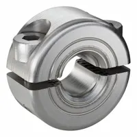 RULAND MANUFACTURING Shaft Collar: 2-Piece, Metric with Inch Bore, Round, Clamp-On, 1/4 in Bore Dia (MPN MSP-4E-ST)
