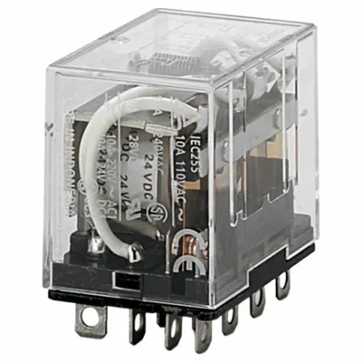 OMRON General Purpose Relays: Socket Mounted, 24V DC, 4PDT - Socket-Mounted Relays