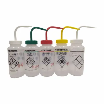 OEM Wash Bottle: 500 mL - Wide Mouthed Standard Spout Wash Bottles