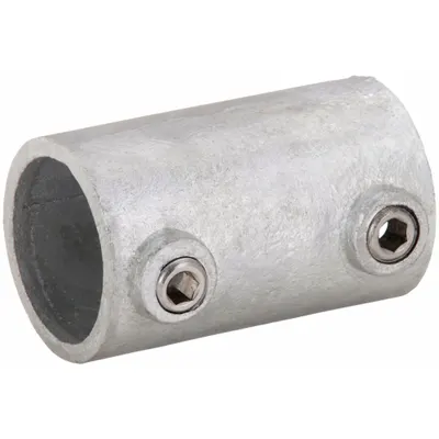 OEM Structural Pipe Fitting: Straight Coupling, External Coupling, 1 1/2 in For Pipe Size - Cast Iron Couplings