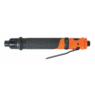 CLECO Air Screwdriver: 1/4 in, Heavy Duty, 1,100 RPM, Lever and Push to Start - Inline Air-Powered Screwdrivers