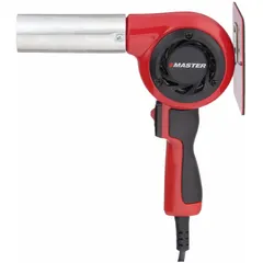 This standard pistol-grip heat gun kit operates on 115V AC with a 5 A current and a three-prong plug. The kit includes one bare tool and one stand. It is suited for industrial heating tasks such as shrink tubing, bending plastics, drying, and thawing in workshop and maintenance environments.