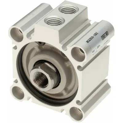 SMC Compact Cylinder: 50 mm Bore Dia, 20 mm Stroke Lg, Non-Magnetic Piston - Single-Acting Compact Air Cylinders