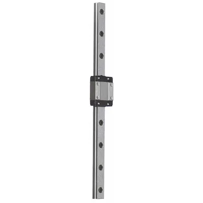 THOMSON Microguide Assembly: 12 mm Rail Wd, 7.68 in Rail Lg, Stainless Steel Rail - Thomson MicroGuide Series Miniature Carriage & Rail Assemblies