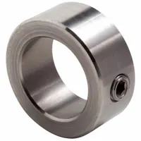 CLIMAX METAL PRODUCTS Shaft Collar: 1-Piece, Set Screw, 7/16 in Bore Dia, 7/8 in Collar Outside Dia (MPN C-043-S)