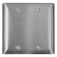 LEVITON Wall Plate: Blank, 2 Gang, Std Size (MPN SL23)