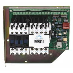Replacement control block for Dayton hoist systems. Compatible with models 2GXH3, 2GXH4, 2GXH5, 2GXH6, 2GXH7, and 2GXH8. Used as a service component to manage lifting operations during maintenance or repair.