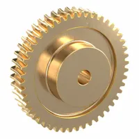 Worm Wheel: Reduction Ratio 48, Module m 2, Right Hand, 20° Pressure Angle, Aluminum Bronze (MPN AGF2-48R1)