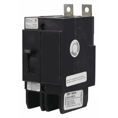 EATON Miniature Circuit Breaker: 25 A, 277/480V AC, Single Phase, 14kA at 277/480V AC - GHB Series, Bolt-On Eaton Cutler-Hammer Miniature Circuit Breakers