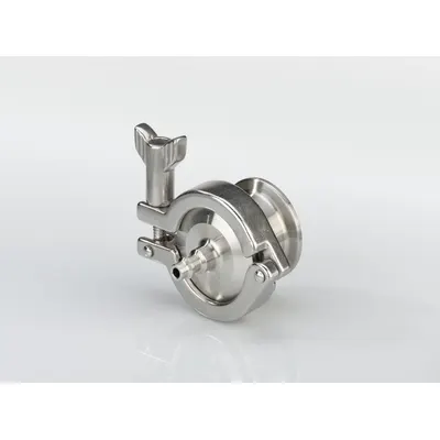 VNE Air Blow Check Valve: Poppet, Inline Valve Body, 2 in Pipe Size, For Fluids Media - 3-A Certified Stainless Steel Air Blow Check Valves