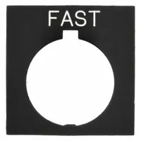 Legend Plate: 30 mm Panel Mounting Size, Rectangular, 1 in Overall Ht x 1 1/2 in Overall Wd (MPN HT8SP75)