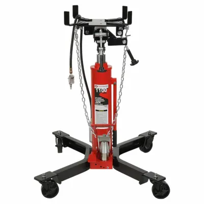 AMERICAN FORGE & FOUNDRY Transmission Jack: Transmission Jack, Air, 1,100 lb Load Capacity - Transmission Jacks