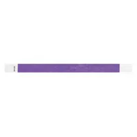 ID Wristband: No Legend, 10 in Overall Lg, 3/4 in Overall Wd, Tyvek®, Purple, 500 PK (MPN T3-08)