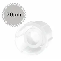 Caps for FlowTubes(TM): 14.4 mm Dia, White, HDPE, Unlined, Narrow Mouth Size, 500 Closures Included (MPN T9009-70)