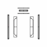 PARKER Ball Valve Seal Kit: 1-1/2" Ball Valve Seal Kit, BVAH, Nitrile, SKBVAH241N20