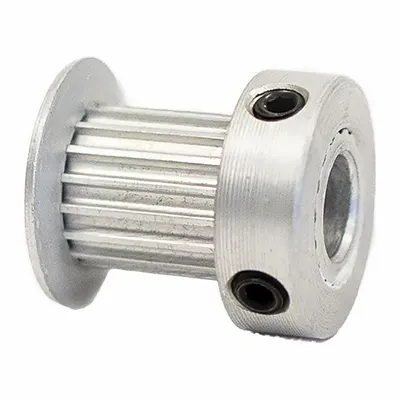 Dayton Timing Pulley: Modified Curvilinear, Fixed, For GT Timing Belt Section - GT Section Fixed-Bore Timing Pulleys with Hub