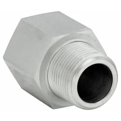 PARKER Metal Pipe Straight: 2 in x 2 in, Male NPT Threaded x Female NPT Threaded - Threaded High-Pressure Pipe Fittings