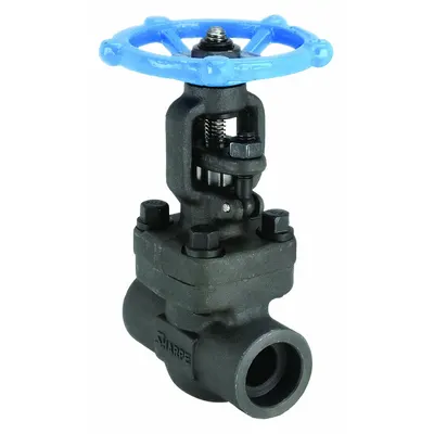 SHARPE Gate Valve: 1 in, Forged Steel, Rising, Socket x Socket, 1,975 psi CWP - Rising Stem Forged Steel Gate Valves for Petroleum & Gas Industry