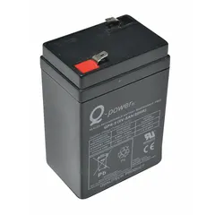 Rechargeable battery for portable weighing equipment in material-handling environments. Overall width 2 in, overall length 3 1/4 in. Compatible with manufacturer part number RLP-60S (models 115125, 115128, 115129, 115130).
