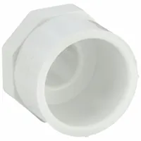 Pipe Adapter: Schedule 40, PVC, 3/4 in x 1 in Size, Socket x Threaded, Male x Female NPT, White (MPN 436102BC)