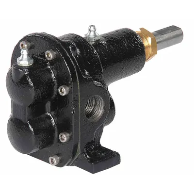 Dayton Pedestal-Mount Rotary Gear Pump, Cast Iron, 1/2" FNPT, 10.7 gpm - Pedestal-Mount Rotary Gear Pumps