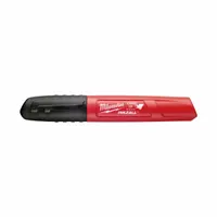 MILWAUKEE Ink Industrial Marker: Chisel, Black, Std Actuation Style, Chisel (MPN 48-22-3130)
