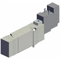 Solenoid Valve: SY7000 Series, Single Solenoid, Five-Way / Two-Position, 5 Ports, 24V DC, Female (MPN SY7140-5DO)