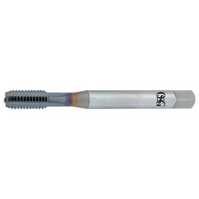 OSG Straight Flute Tap: 1/2"-20 UNF, H5 / 2B-3B, 4 Flute, Bottoming Chamfer - Coolant-Through Straight-Flute Machine Taps for Aluminum