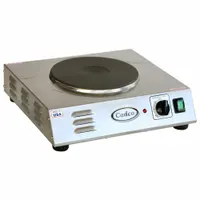 Hot Plate: 1 Elements, Solid, 9 in Heating Element Dia, 6,824 BtuH Heating Capacity, 220V AC (MPN LKR-220)