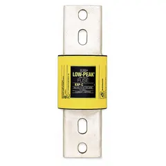 BUSSMANN KRP-C-650SP is a 650 A, 600 V AC, 300 V DC Class L time-delay bolt-on fuse from the KRP-C Series. The bolt-on body design provides secure mounting, and the time-delay characteristic allows the fuse to tolerate harmless inrush currents common in motor, transformer, and feeder circuits. Suitable for overcurrent protection in industrial power distribution and heavy machinery applications.