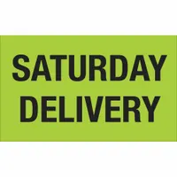 Label,Saturday Delivery,3x5": 500 PK (MPN DL3431)
