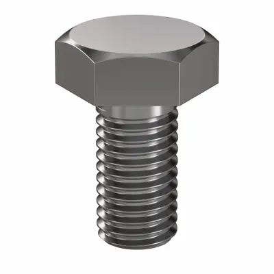 LINDSTROM Hex Head Cap Screw: Steel, Class 8.8, Plain, M10, Metric, 20 mm lg, Fully Threaded - Class 8.8 Steel Hex Head Cap Screws