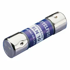 Fast-acting cylindrical fuse rated 20 A at 250 V AC. Midget form factor with dimensions 13/32 in x 1 1/2 in. Provides overcurrent protection in control circuits, power supplies, and industrial machinery.