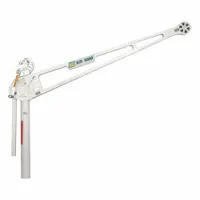 OZ LIFTING PRODUCTS Davit Crane: Steel, Manual, 1,000 lb Max. Load Capacity, 58.8 in to 87.6 in (MPN OZXR1000DAV)
