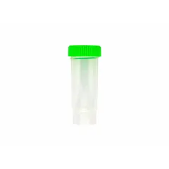 PPCO Centrifuge Tube, 30 mL, Natural, Green Closure, Graduated