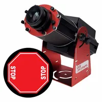 LASERGLOW TECHNOLOGIES Fixed Image Projector: Projector, Lens and Image Template, 300 W, HSV3F202X
