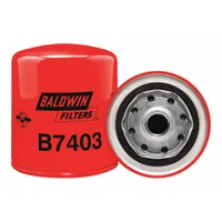 BALDWIN FILTERS Oil Filter: B7403, 3/4"-16 Thread Size, 4 3/8 in Overall Ht, 3 11/16 in Outside Dia