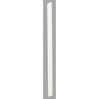 ASI GLOBAL PARTITIONS Partition Column: Laminate, Matte, Almond, 82 in Ht, 5 in Wd - Pilasters for Bathroom Partitions