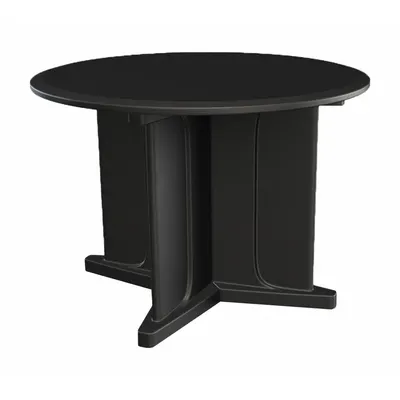 CORTECH Table: 29 in Overall Ht, 48 in Overall Dia, No Game Top, Ballast Accepted - Round X-Base Tables