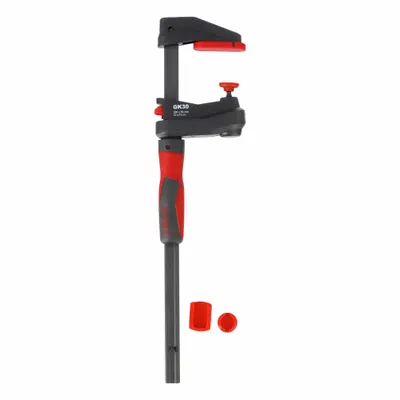 BESSEY Bar Clamp: Light Duty, Screwdriver Handle, 12 in Jaw Opening - Max, 450 lb Clamping Force - Gear Bar Clamps