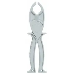 Insulated fuse puller for removing and installing cartridge fuses. Accommodates fuses with diameters from 1 in to 1 1/4 in and current ratings from 70 A to 200 A. Overall length of 8 in. Not rated for Class R fuses.