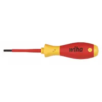 WIHA Insulated Torx Screwdriver: Insulated SoftFinish, Long Lg, Torx Tip, T30 Tip Size, Cushion Grip (MPN 32556)