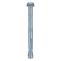 MKT FASTENING Wedge Anchor Bolt: 127 mm Overall Lg, 12 mm Dia, M8 Thread Size, Steel, Steel, 25 PK (MPN M14130301)