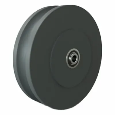 HAMILTON Track Wheel: 8 in Wheel Dia., 2 in Wheel Wd, 2,200 lb Load Capacity - U-Groove Wheels