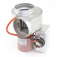 Blower for forced-air heating and ventilation systems. Moves air through ductwork in commercial and industrial environments for heating, cooling, and exhaust applications. Replacement part for HVACR systems.
