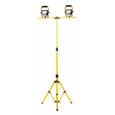 SOUTHWIRE Temporary Job Site Light: 3,000 lm Max Brightness, LED, 1, 1 Brightness Levels - Tripod Stand Lights