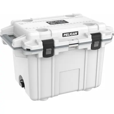 PELICAN Heavy-Duty Chest Cooler, 50 qt, Gray/White, IM50QT - Heavy-Duty Chest Coolers
