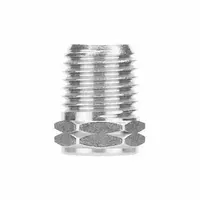 AIGNEP USA Metal Pipe Straight: Straight, 1/2 in x 1/4 in, Male NPT Threaded x Female NPT Threaded (MPN 82280N-08-04)