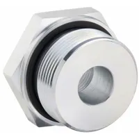 PARKER Metal Pipe Straight: Straight, Steel, 1 in x 3/8 in, 5,802 psi (MPN RI1EDX3/8CF)